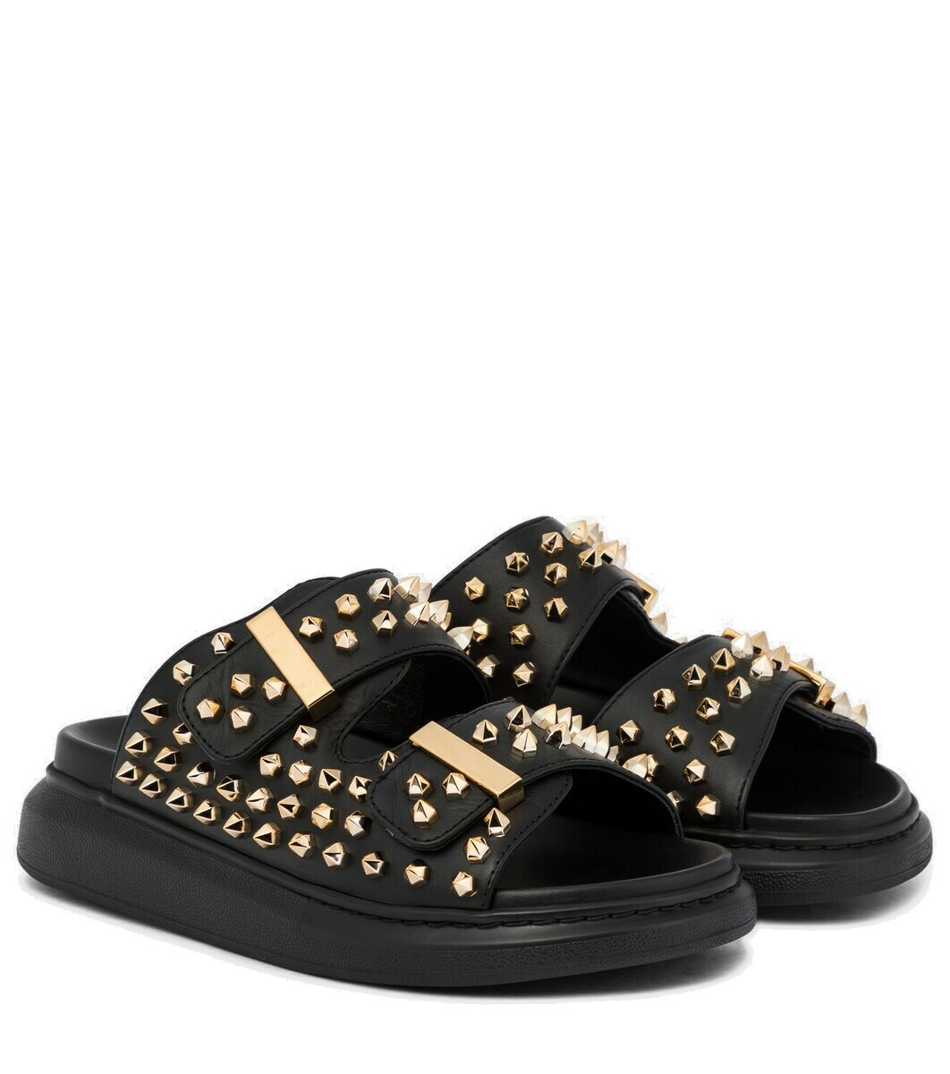 Alexander McQueen Hybrid studded leather sandals Alexander