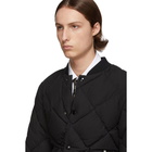 Dries Van Noten Black Down Venice Bomber Jacket