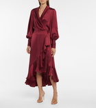 Zimmermann - Silk satin midi dress