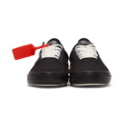 Off-White Black Striped Vulcanized Sneakers