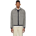 AMI Alexandre Mattiussi Black and White Check Jacket