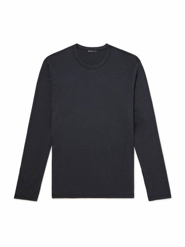 Photo: James Perse - Lotus Slim-Fit Cotton-Jersey T-Shirt - Gray