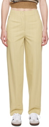 GANNI Beige Suiting Trousers