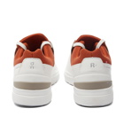 ON Men's Running The Roger Advantage Sneakers in White/Rust