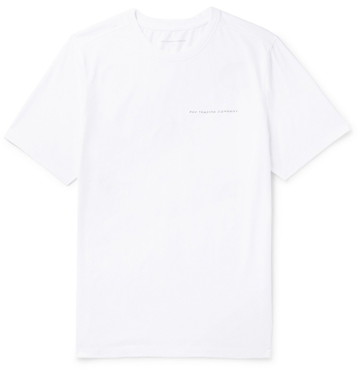 Photo: Pop Trading Company - Joost Swarte Printed Cotton-Jersey T-Shirt - White