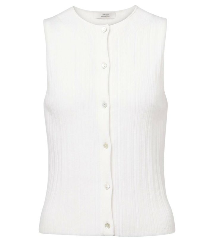 Photo: Vince Ribbed cotton top