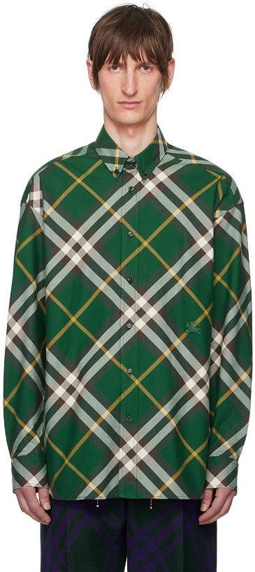 Photo: Burberry Green Check Shirt
