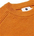 NN07 - Ribbed Baby Alpaca-Blend Sweater - Men - Saffron