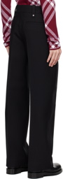 Burberry Black Three-Pocket Trousers