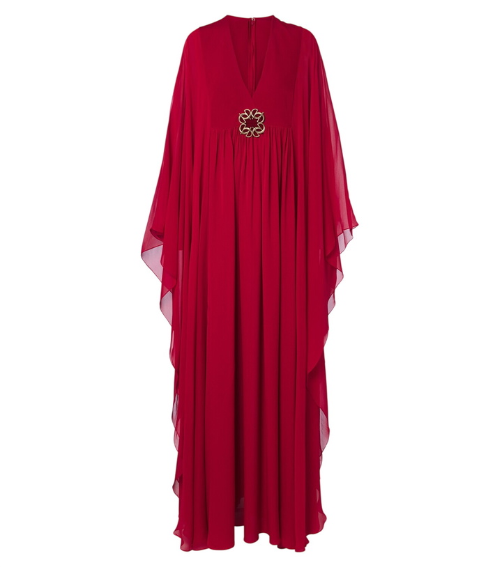 Photo: Elie Saab Embellished silk chiffon kaftan