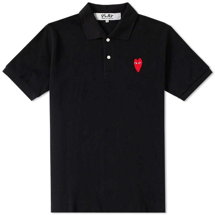 Photo: Comme des Garcons Play Large Heart Polo