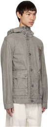 C.P. Company Gray Goggle Reversible Jacket