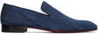 Christian Louboutin Blue Denim Dandelion Loafers