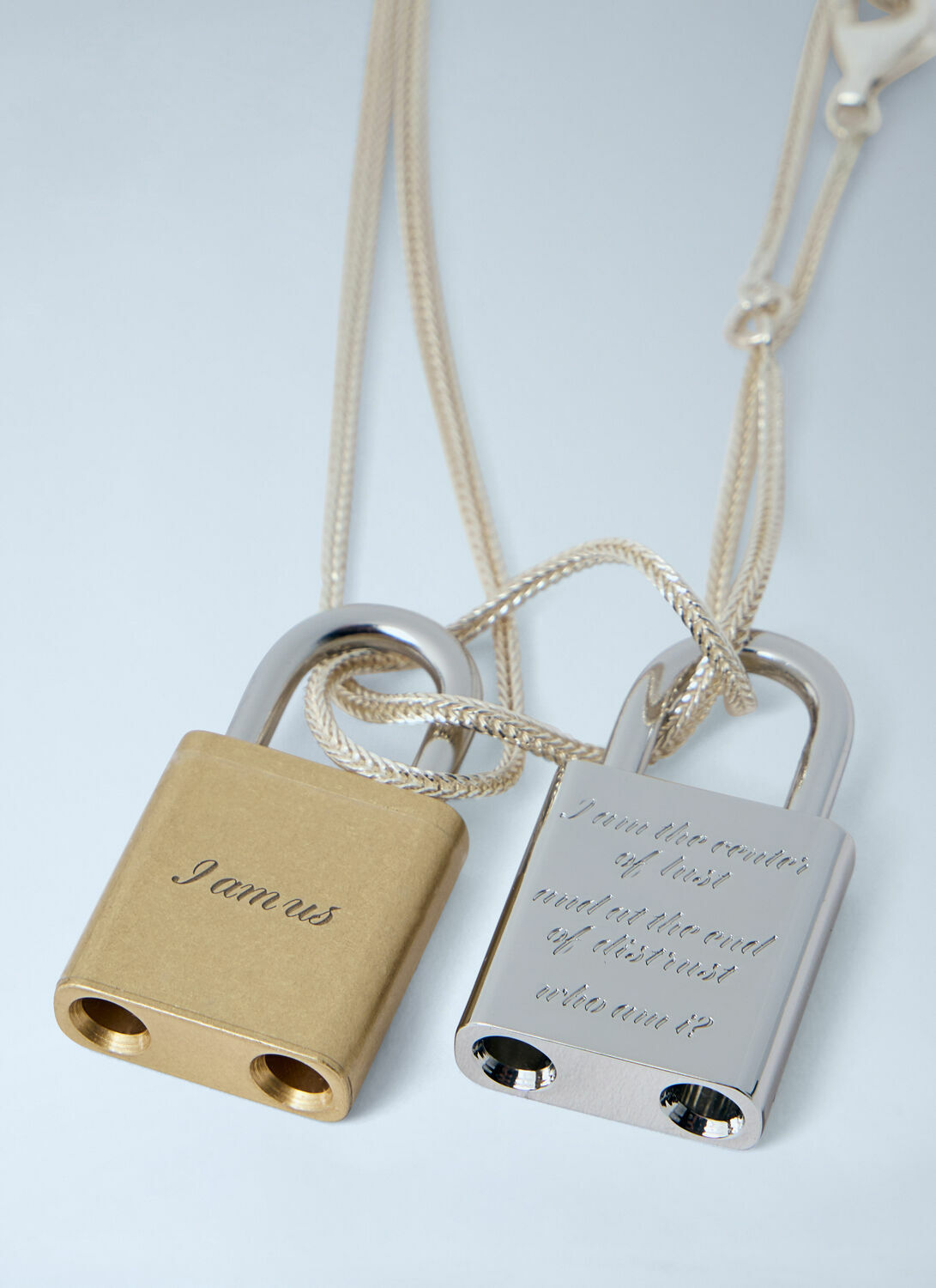 Our Legacy Riddle Padlock-Detail Necklace Our Legacy