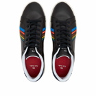 Paul Smith Men's Embroidered Rex Sneakers in Black