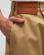 Jw Anderson Twisted Chino Shorts Brown - Mens - Casual Shorts