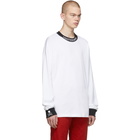 mastermind WORLD White Skull Logo Long Sleeve T-Shirt