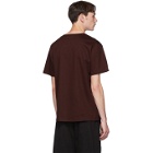Lemaire Brown Mercerized T-Shirt