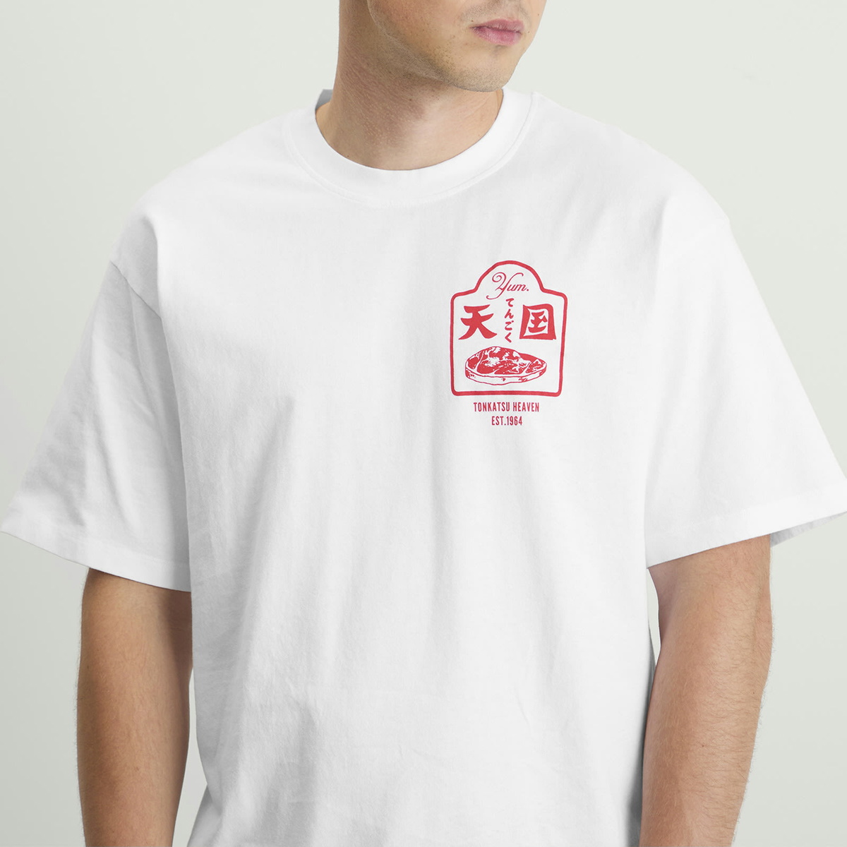 Edwin Men's Tonkatsu T-Shirt in White