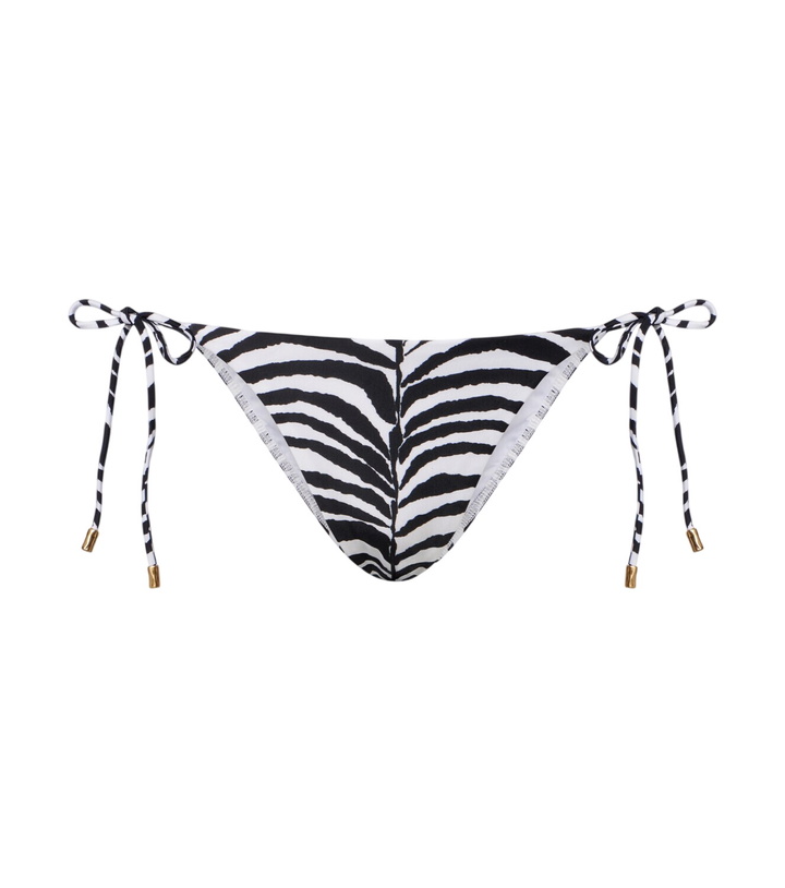 Photo: ViX Paula Hermanny Tie Side zebra-print bikini bottoms