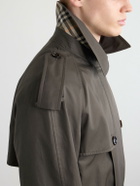 Burberry - Belted Cotton-Gabardine Trench Coat - Brown