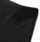 On - Hybrid 2-in-1 Stretch-Jersey Shorts - Black