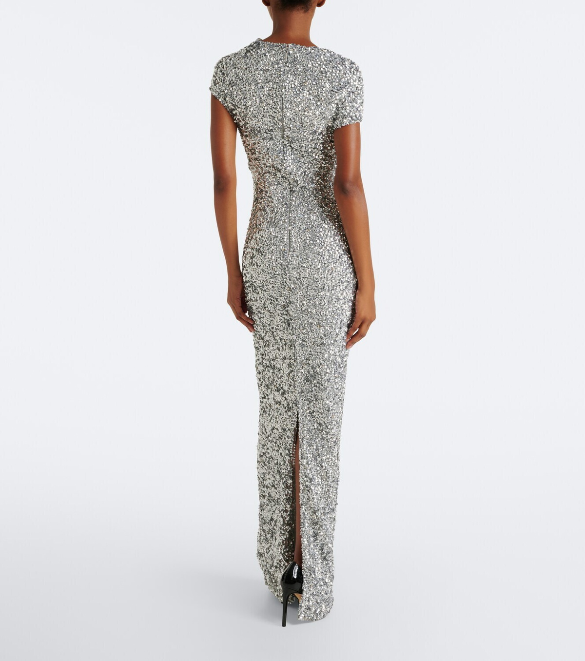 Rachel Gilbert Zayn embellished gown