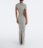 Rachel Gilbert Zayn embellished gown