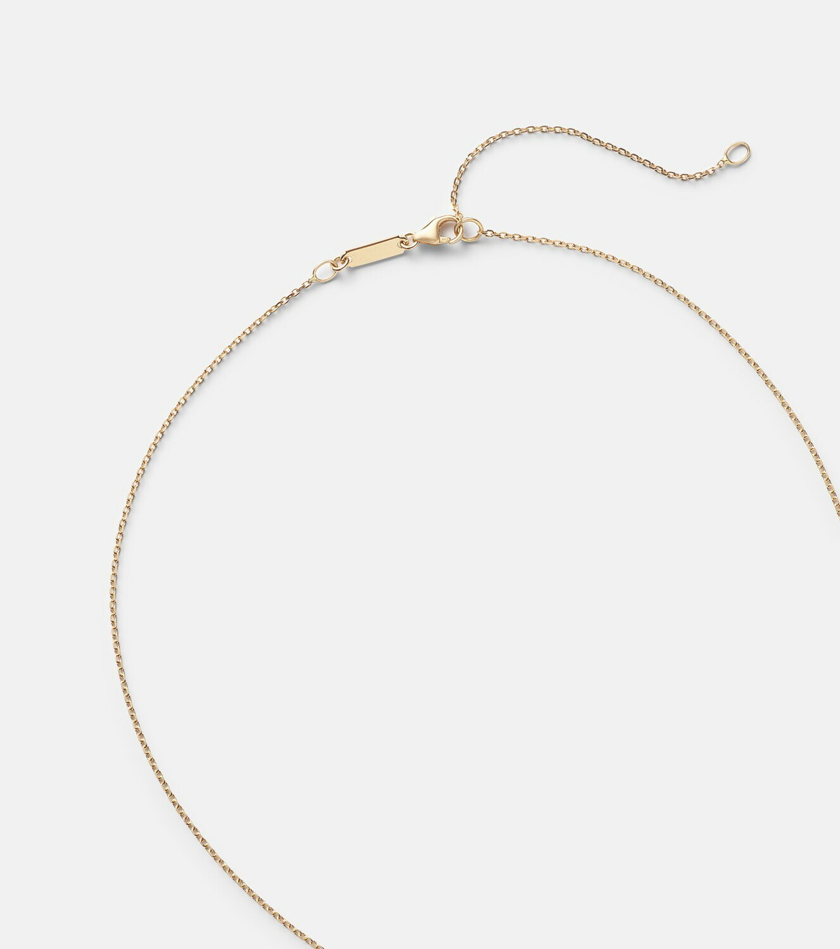 Suzanne Kalan One Of A Kind 18kt gold necklace with emerald and diamonds