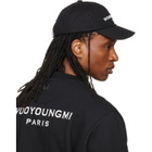 WOOYOUNGMI Black Embroidered Ball Cap