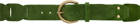 Bode Green Suede Link Belt