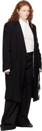 Ann Demeulemeester Black Viv High Comfort Tailored Coat