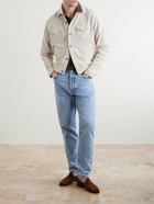 Oliver Spencer - Witley Striped Cotton and Linen-Blend Jacket - Neutrals