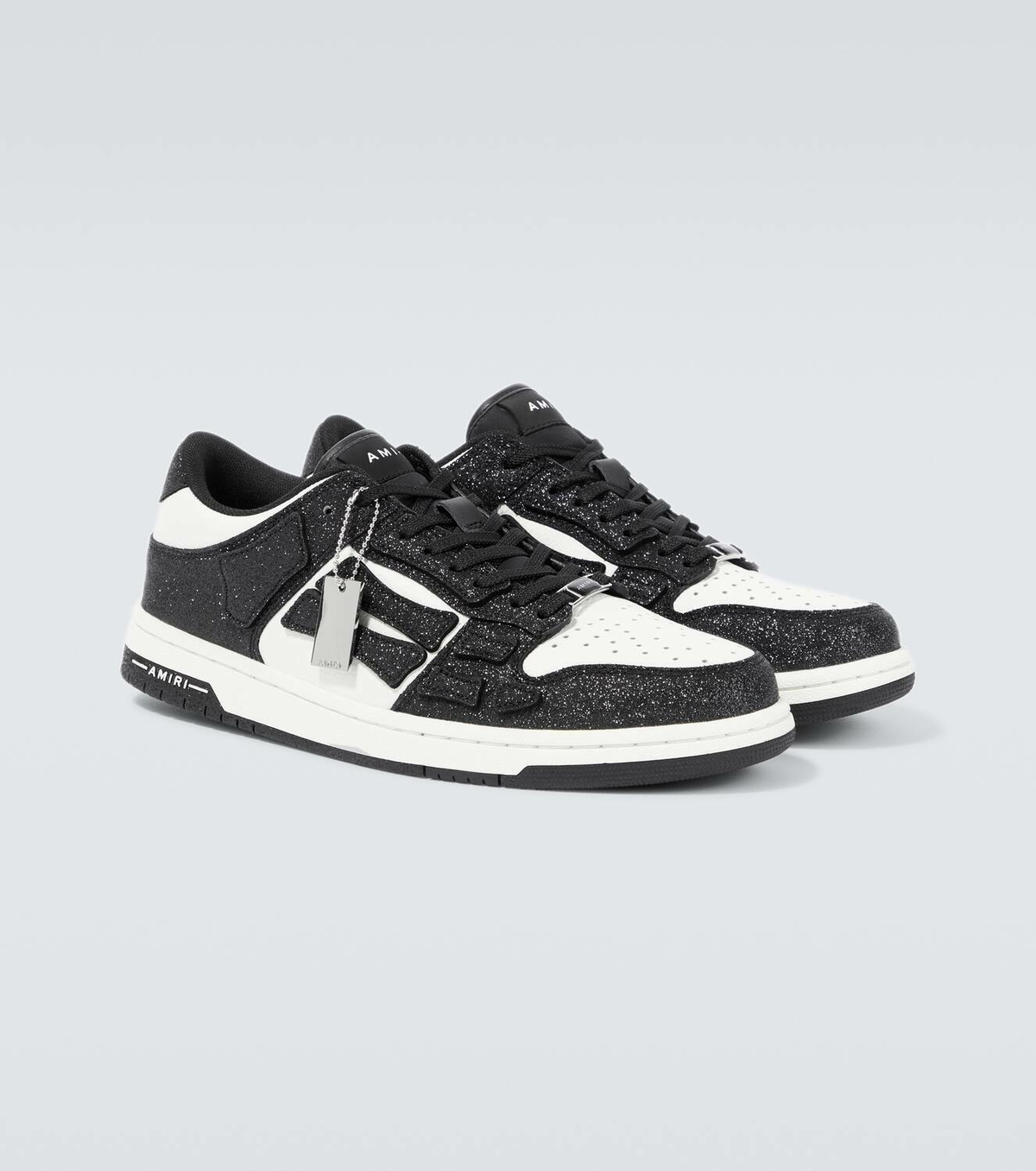 スニーカー AMIRI SNEAKER SKEL TOP LOW BLACK IN LEATHER AND SUEDE Skel Top Low leather sneakers in black - Amiri | Mytheresa