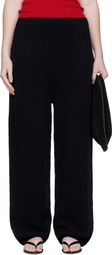 Arch The Black Wide Knitted Jogger Lounge Pants