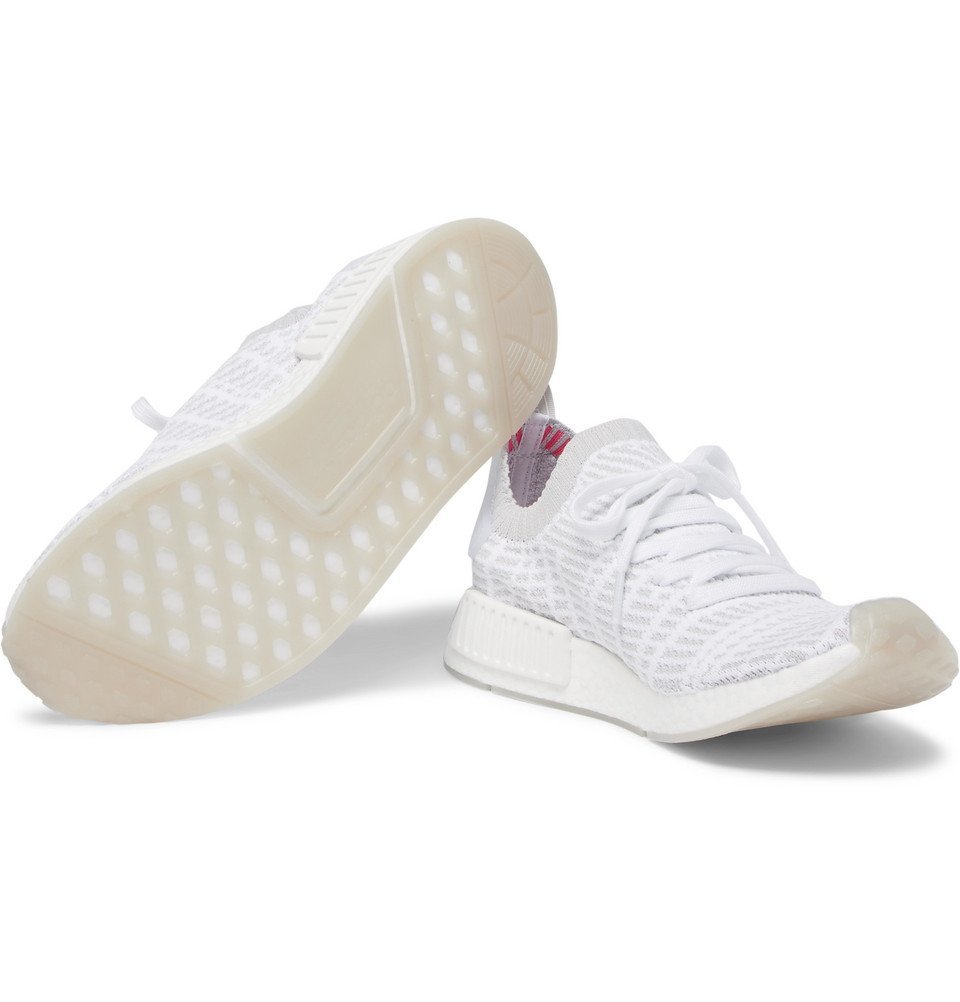 adidas Originals NMD R1 STLT Primeknit Sneakers Men White adidas Originals