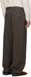 mfpen Taupe Patch Trousers