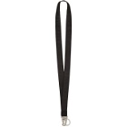 Off-White Black Classic Industrial Lanyard Keychain
