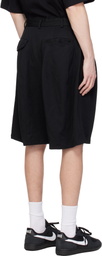 Black Comme des Garçons Black Polyester Shorts