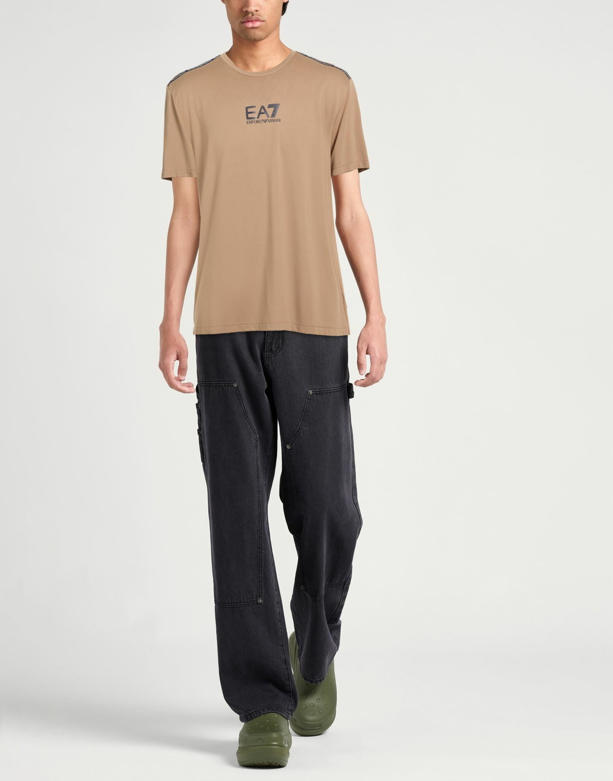 Ea7 Mens T-shirt Sand