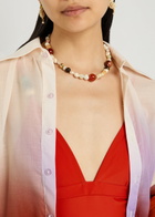 Anni LU Seaside 18kt Gold-plated Necklace - Cream - One Size