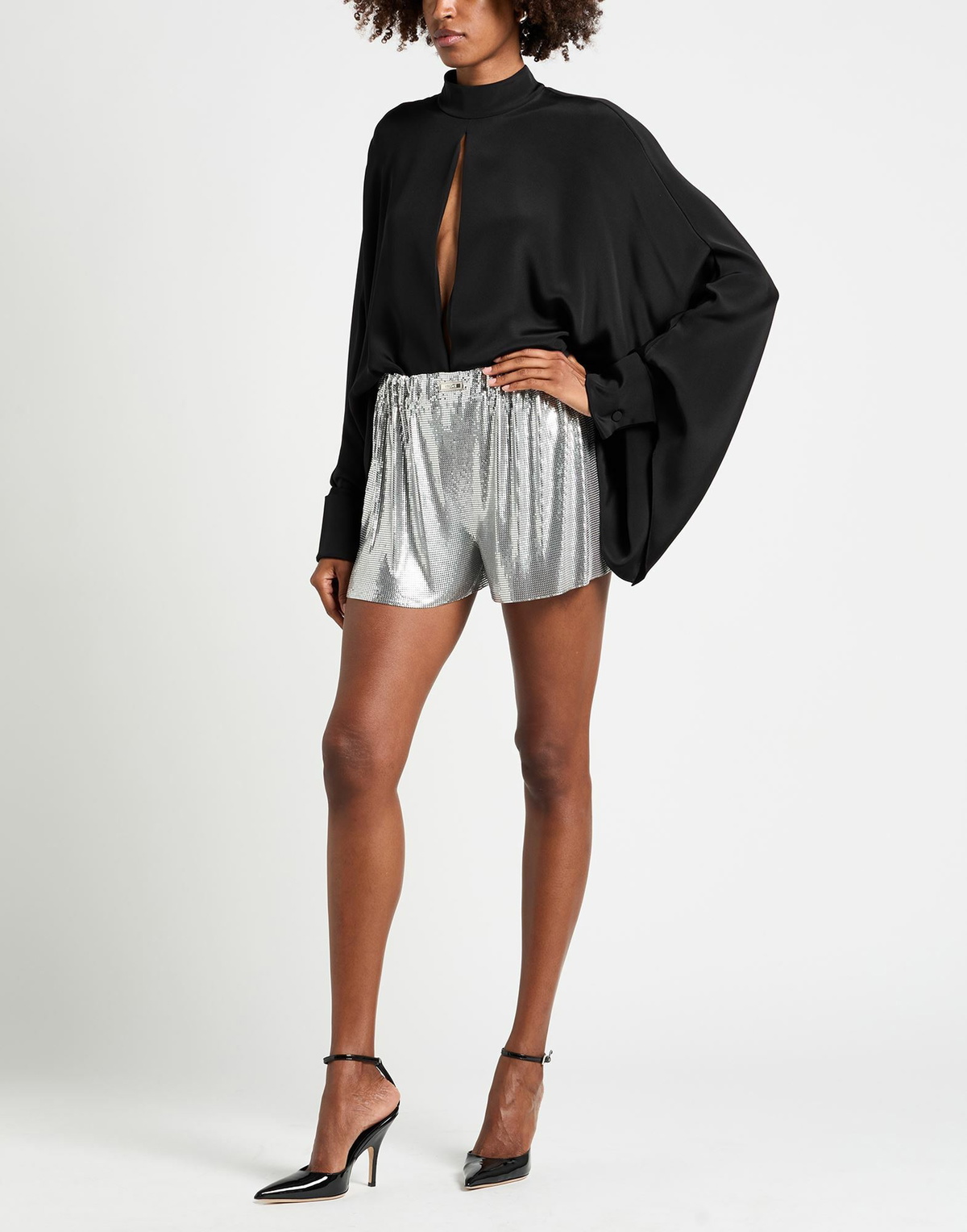 Versace Womens Shorts & Bermuda Shorts in Silver