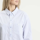 YESEYESEE Women's Plop Stripe Shirt in White