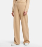 Loro Piana - Lexington wide-leg cashmere knit pants