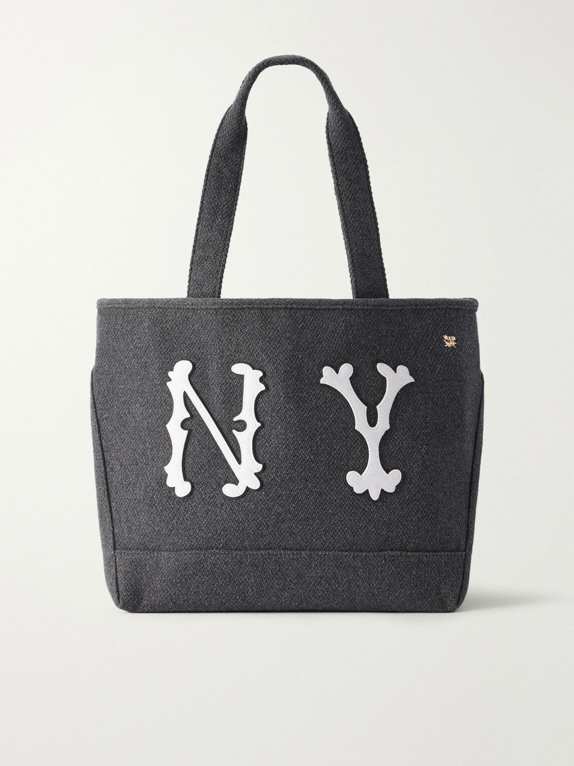Aimé Leon Dore - NY Highlanders Logo-Appliquéd Canvas Tote - Gray