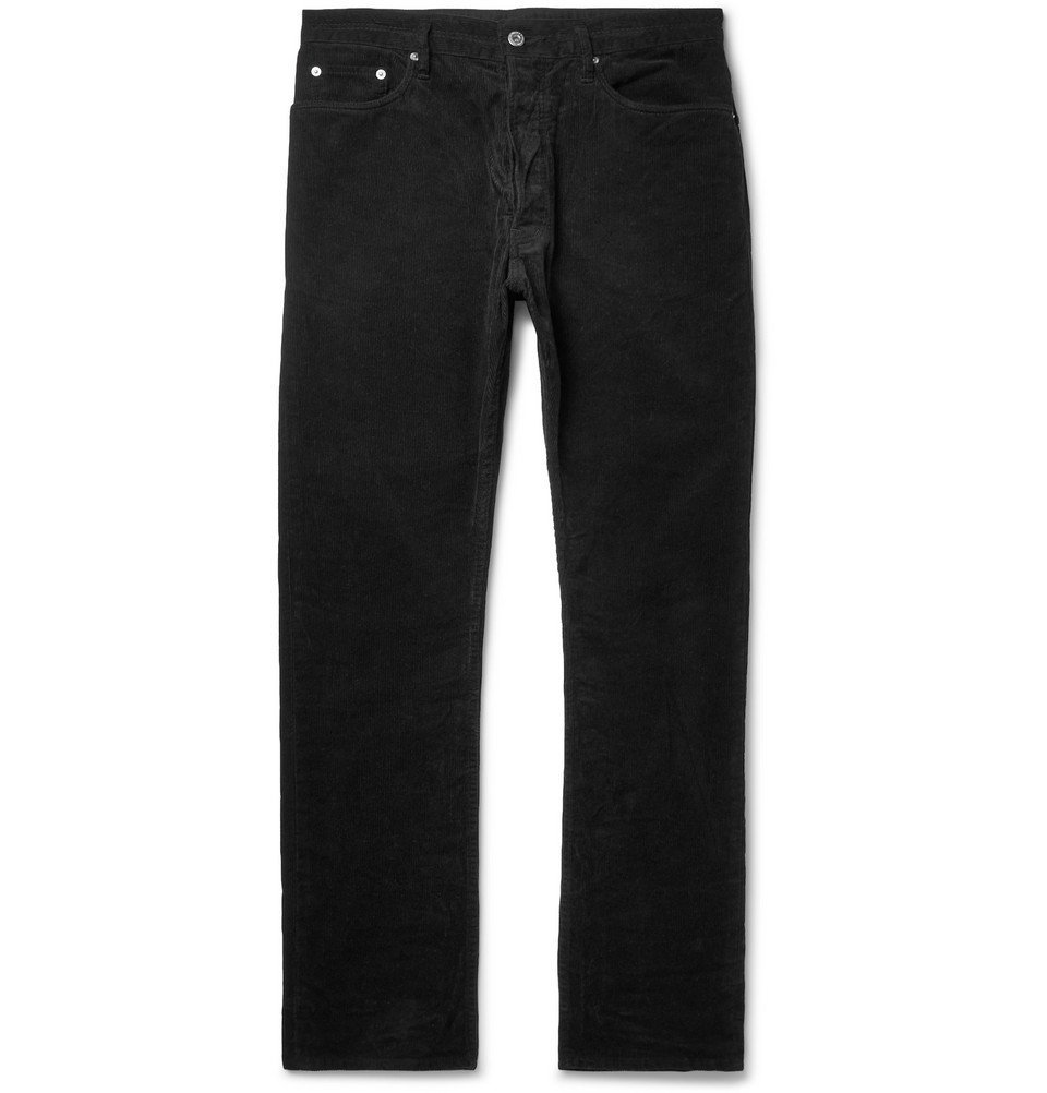 nonnative - Dweller Slim-Fit Cotton-Corduroy Trousers - Men - Black ...