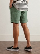 Onia - All Terrain Straight-Leg Stretch Cotton-Ripstop Drawstring Shorts - Green