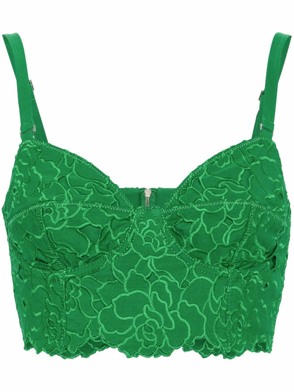 Rose Bralette Top – Loden Green