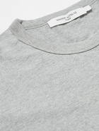 Maison Kitsuné - Logo-Appliquéd Cotton-Jersey T-Shirt - Gray