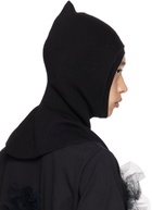 Simone Rocha Black Pointed Balaclava
